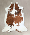 Tricolor X-Large European Cowhide Rug 6'6