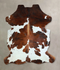 Tricolor X-Large European Cowhide Rug 7'2
