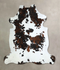 Tricolor X-Large European Cowhide Rug 7'2