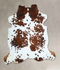 Tricolor XX-Large European Cowhide Rug 7'6