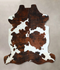 Tricolor X-Large European Cowhide Rug 6'11