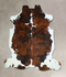 Tricolor X-Large European Cowhide Rug 7'1