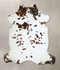 Tricolor XX-Large European Cowhide Rug 7'5