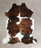 Tricolor X-Large European Cowhide Rug 7'2