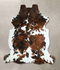 Tricolor X-Large European Cowhide Rug 7'0