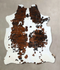 Tricolor X-Large European Cowhide Rug 7'0
