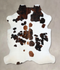 Tricolor X-Large European Cowhide Rug 7'2