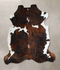 Tricolor X-Large European Cowhide Rug 7'2