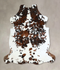 Tricolor X-Large European Cowhide Rug 7'2