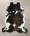 Tricolor X-Large European Cowhide Rug 6'8