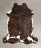 Tricolor X-Large European Cowhide Rug 6'6