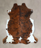 Tricolor X-Large European Cowhide Rug 6'9