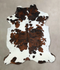 Tricolor X-Large European Cowhide Rug 6'9