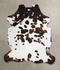 Tricolor X-Large European Cowhide Rug 7'9