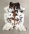 Tricolor X-Large European Cowhide Rug 7'6