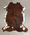 Tricolor X-Large European Cowhide Rug 7'2