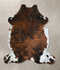 Tricolor X-Large European Cowhide Rug 7'0