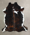 Tricolor X-Large European Cowhide Rug 6'11