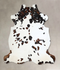 Tricolor XX-Large European Cowhide Rug 7'5