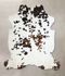 Tricolor X-Large European Cowhide Rug 7'3