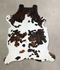 Tricolor X-Large European Cowhide Rug 6'9