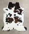 Tricolor XX-Large European Cowhide Rug 7'7