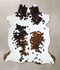 Tricolor XX-Large European Cowhide Rug 7'9