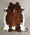 Tricolor X-Large European Cowhide Rug 7'0