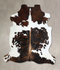 Tricolor X-Large European Cowhide Rug 6'7