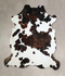 Tricolor XX-Large European Cowhide Rug 7'8