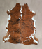 Tricolor X-Large European Cowhide Rug 6'11