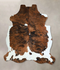 Tricolor X-Large European Cowhide Rug 7'1