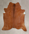 Solid Brown X-Large Brazilian Cowhide Rug 6'10