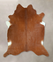 Solid Brown X-Large Brazilian Cowhide Rug 6'10