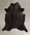 Solid Black X-Large Brazilian Cowhide Rug 6'6