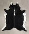Black and White XX-Large Brazilian Cowhide Rug 8'1