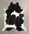 Black and White XX-Large Brazilian Cowhide Rug 8'3