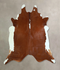 Hereford XX-Large Brazilian Cowhide Rug 7'11