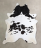 Black and White XX-Large Brazilian Cowhide Rug 8'10