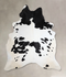 Black and White XX-Large Brazilian Cowhide Rug 8'3