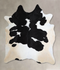 Black and White XX-Large Brazilian Cowhide Rug 7'10