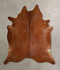 Solid Brown XX-Large Brazilian Cowhide Rug 8'3