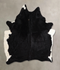Black and White X-Large Brazilian Cowhide Rug 7'0