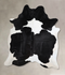 Black and White X-Large Brazilian Cowhide Rug 7'4