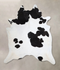 Black and White XX-Large Brazilian Cowhide Rug 7'11