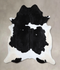 Black and White XX-Large Brazilian Cowhide Rug 8'7