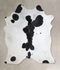 Black and White X-Large Brazilian Cowhide Rug 7'4