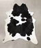 Black and White XX-Large Brazilian Cowhide Rug 8'8