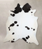Black and White XX-Large Brazilian Cowhide Rug 7'9