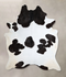 Black and White XX-Large Brazilian Cowhide Rug 8'9